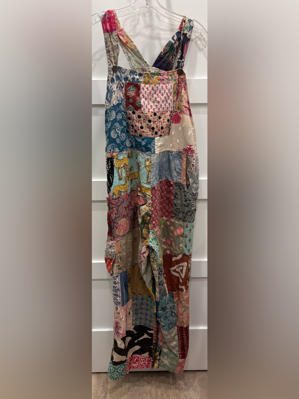 EARTHBOUND Multicolor Patchwork Jumpsuit